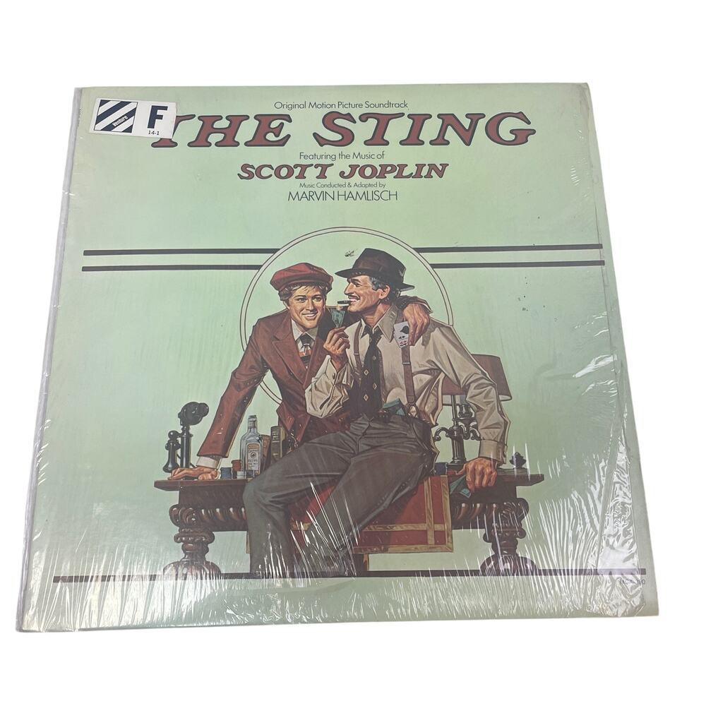 Vintage 1974 The Sting Original Motion Picture Soundtrack Vinyl LP Record Album